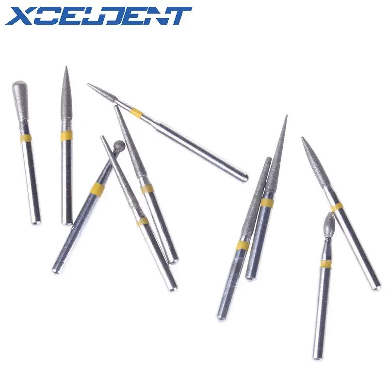 1set Dental Diamond Burs for Teeth Porcelain Ceramics Composite Polishing Lab Material