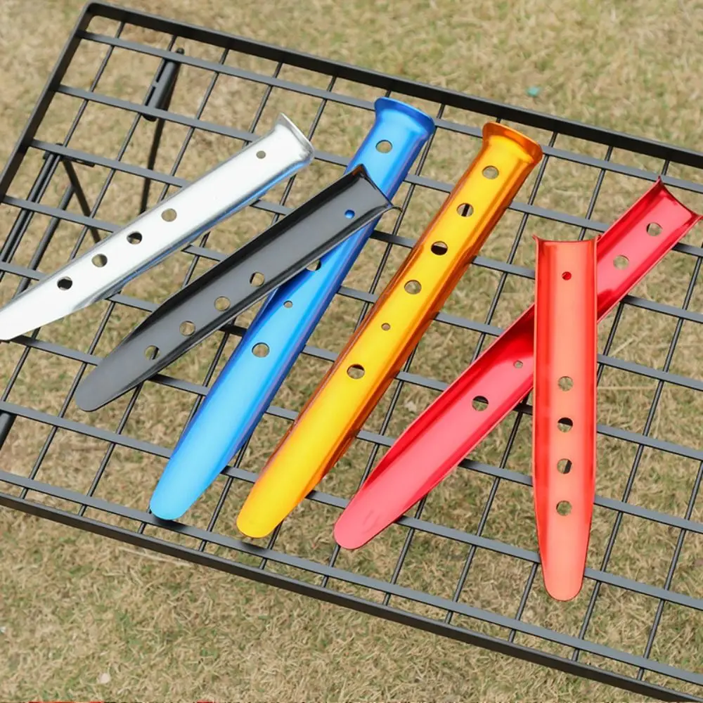 

Aluminum Alloy U-Shaped Tent Nail High Quality 23cm 31cm 5 Colors Snow Peg Sand Peg Outdoor Camping Hiking