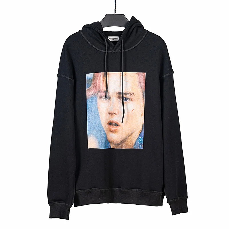 

2023 luxury Men New arnodefrance portrait Hoodies Hoody hooded Sweatshirts velvet Cotton Drake Thicken Fleece pullover #A416