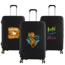 

Unisex Luggage Cover 18-28 Inch Fashion Wild Series Pattern Trolley Suitcase Elastic Dust Bags Case Travel Accessories