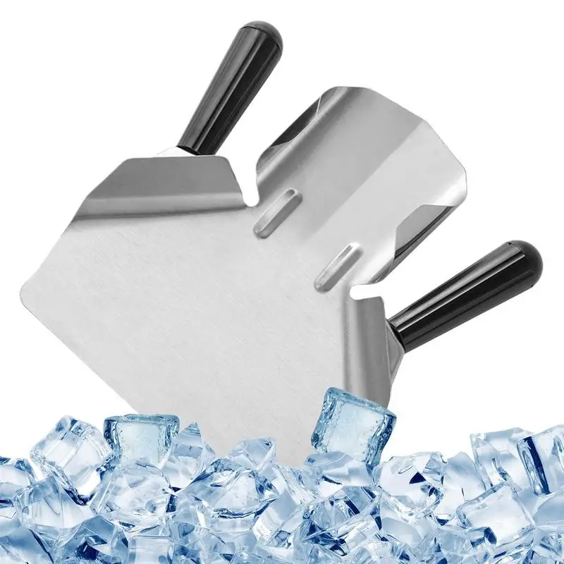 

Fries Scooper Stainless Steel Popcorn Scoop Bagger Scooper All-Purpose Sturdy French Fry Shov Bagger Scooper For Popcorn And