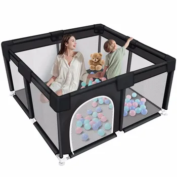 Large Square Baby Playpen 1