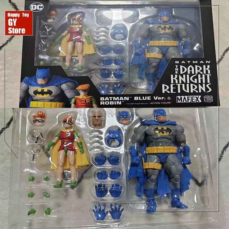 

Original In Stock Medicom Mafex 139 Batman Blue Ver Robin The Dark Knight Returns Anime Action Figure Boxed Model Toy Kids Gift