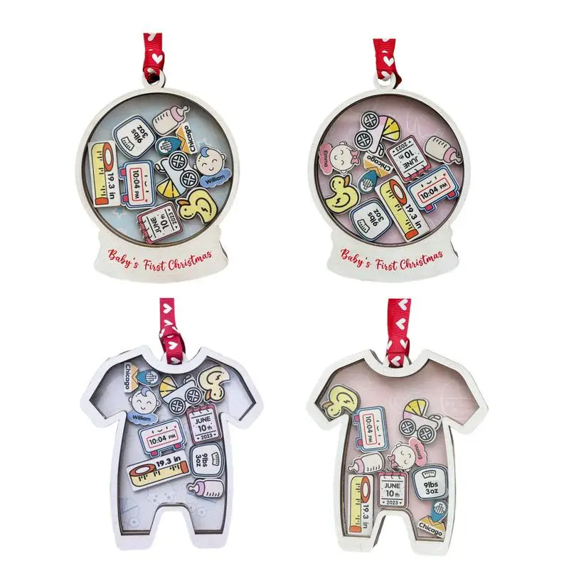 

Креативная рождественская подвеска, рождественские украшения, подвесное украшение, деревянная плоская Подвеска для елки с рисунком