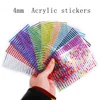 Face Decorations Rhinestone Stickers for Music Festival Halloween Party Mobile Crystal Sticker Children Toy DIY Diamond Stickers 5