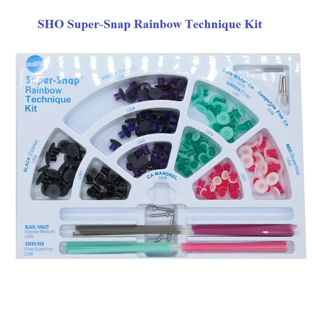 Kit Disques Et Bandes De Polissage Dentaire Shofu Super-Snap - Référence N0510