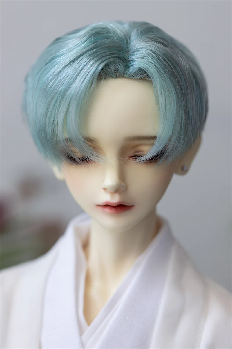 bjd-doll-wig-suitable-for-1-3-1-4-8-9in-size-fashion-new-milk-silk-short-hair-forehead-hand-hook-styling-hair-wig-mixed-colors