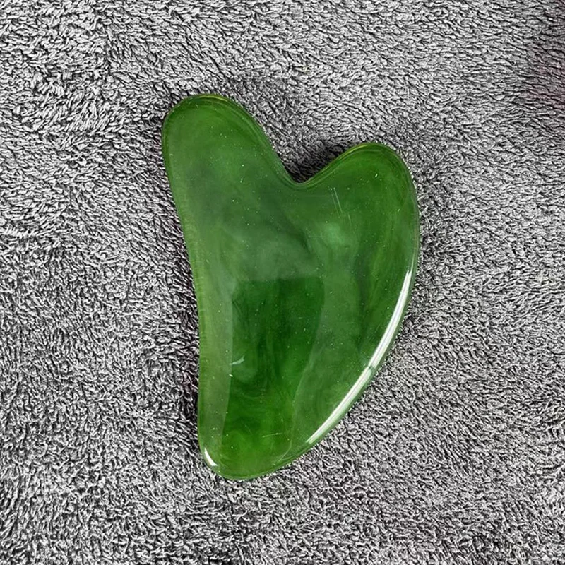 Massage Scraper Guasha Board Facial Massager Heart Shape For Face