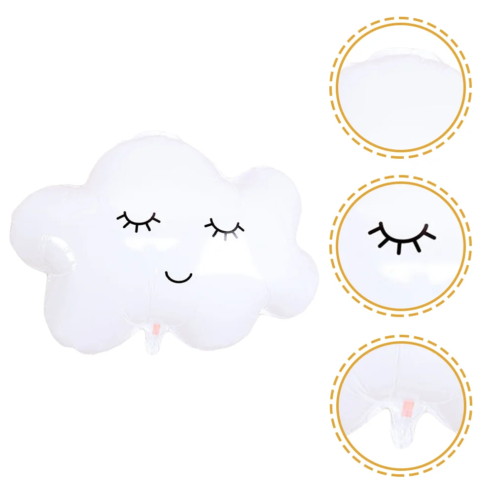 

Cloud Aluminum Film Balloon Birthday Party Decoration Shaped Balloons Decorations Foil Scene Layout Props Supplies Ballons