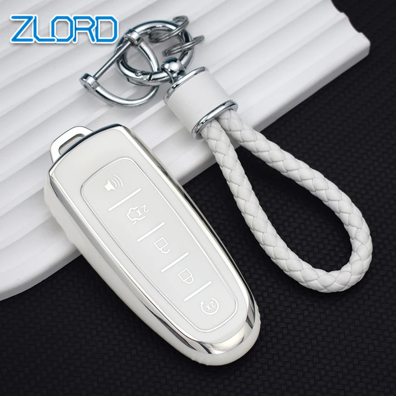 5 Pulsanti Car Remote Key Cover Shell Fob Case Per Ford Edge Escape Expedition Explorer Focus Taurus Flex C-Max Protector