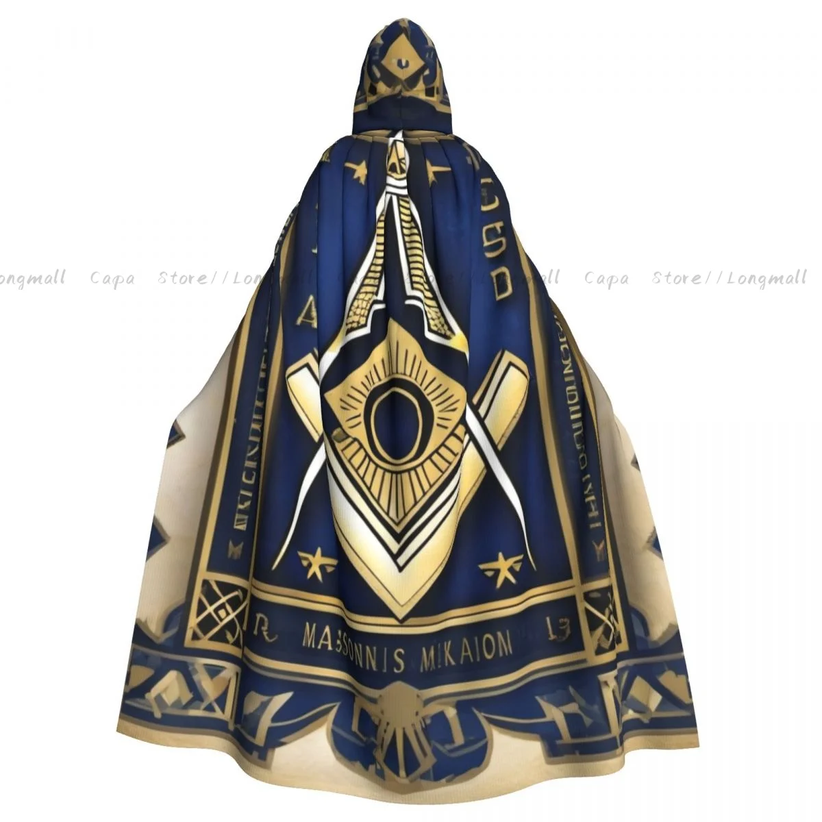 

Cosplay Medieval Costumes Freemasonry3 Hooded Cloak Capes Long Robes Jackets Coat Carnival