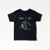 Father and Son Printed Matching Clothes Cotton Dad T-shirt Baby Bodysuit Perfect Gift for Father's Day Family Clothes 3