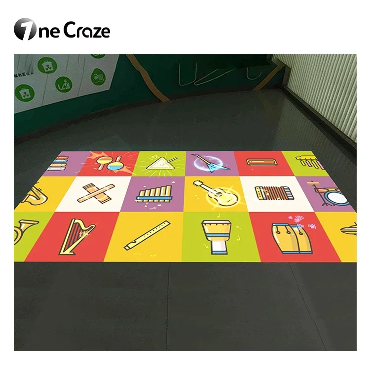 Indoor Outdoor Laser Interactive Floor Projection System Wall 3D Mapping Immersive Projection Interactive Projector Games