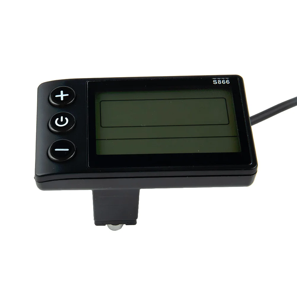 Sm Plug E-Bike Display Lcd Meter Bedienfeld 24/36/48V Abs E-Scooter Bicicletta Elettrica Per Manubrio Da 22.2Mm Lcd-S866 Grande Schermo