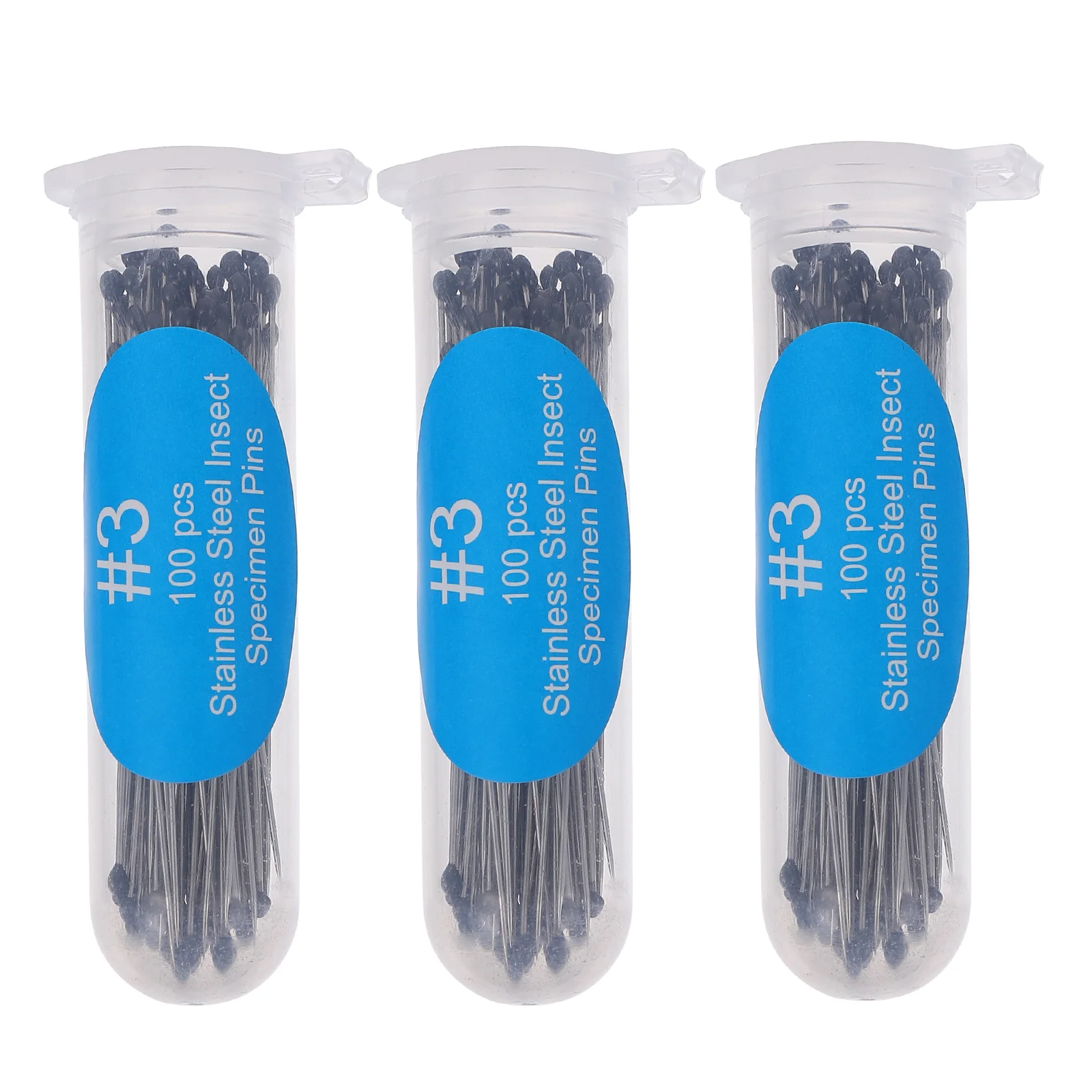 

500 Pcs Books Stainless Steel Insect Needle Taxidermy Entomology PinInsect Dissection Specimen Collector