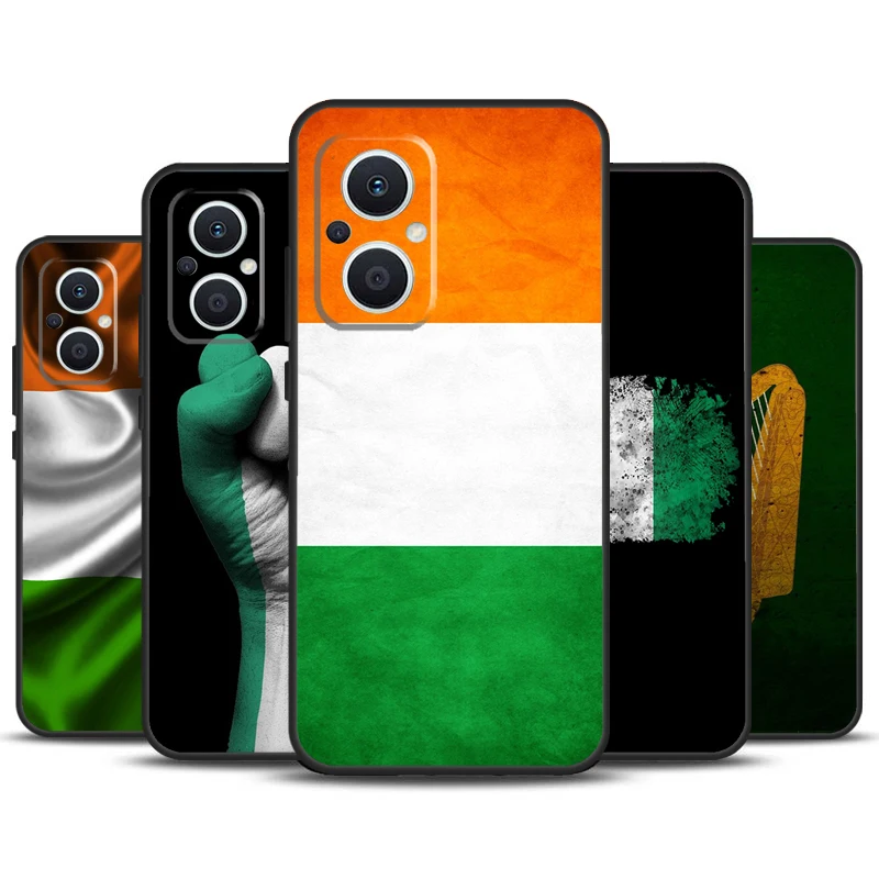 Irlanda Irish Flag Case Per Oppo Reno 8T 4Z 5Z 4 5 6 7 8 Lite 10 Pro Oppo Find X6 Pro X2 X5 Lite X3 Neo Cover