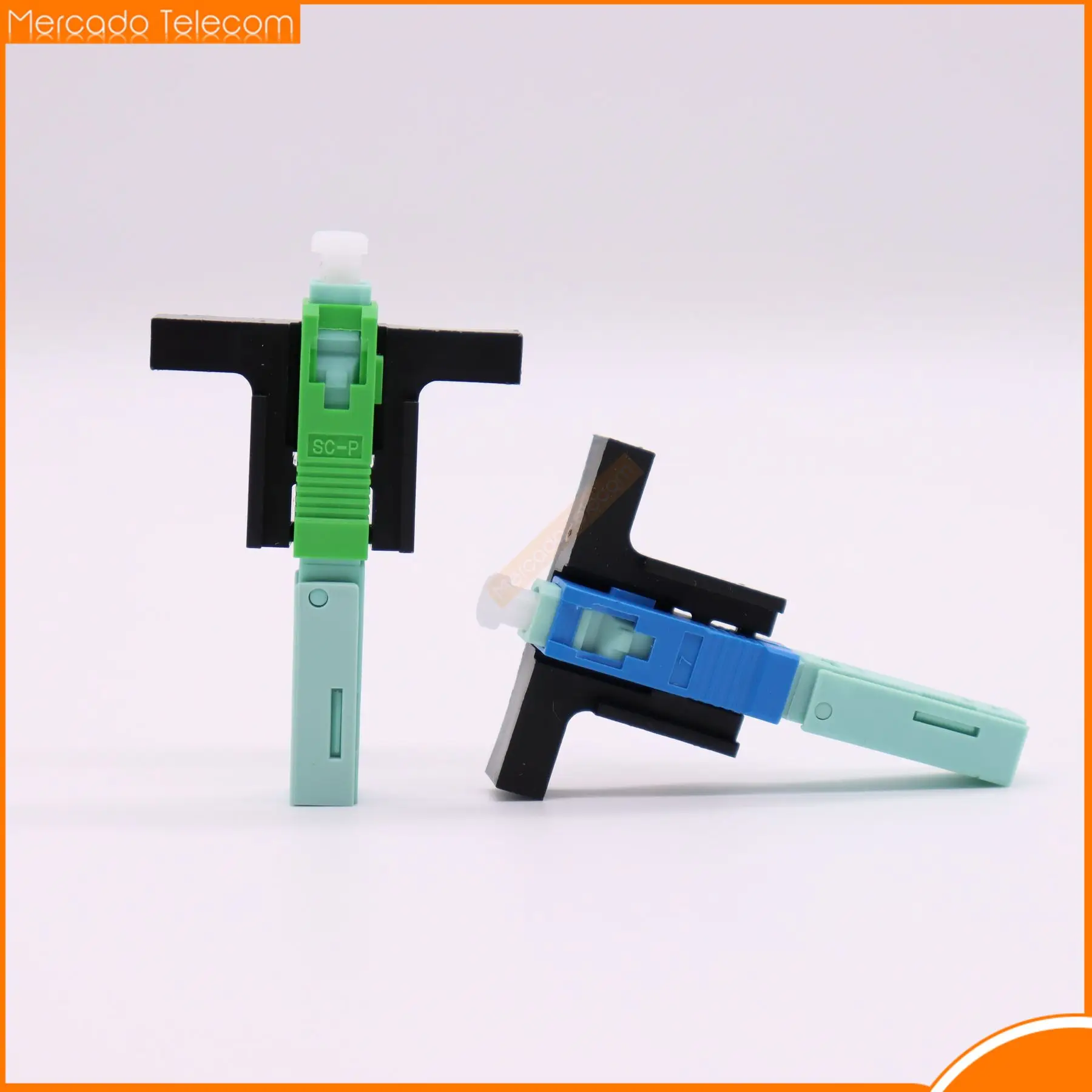 

Mercado High Quality 53MM SC APC SM Single-Mode Optical Connector FTTH Tool Cold Connector SC UPC Fiber Optic Fast Connnector