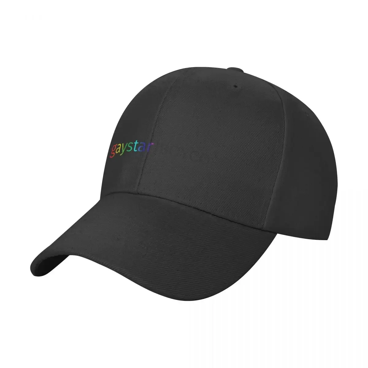 

gaystar boyco rainbow + black text Baseball Cap Luxury Brand Hood For Women Men's