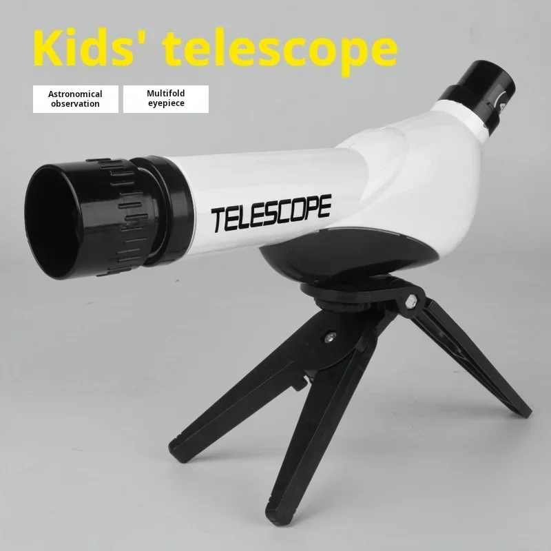 Kids' Telescopes 40X Science Experiment Monocular Educatinal Science Teaching Microscope Toy Toys for Child Toddler Kids
