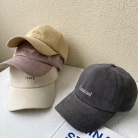 Women's Sports Baseball Hat  Men's Thin Korean Version Tide Sun Hat Retro Breathable Baseball Cap Unisex Outdoor Snapback Hat 1