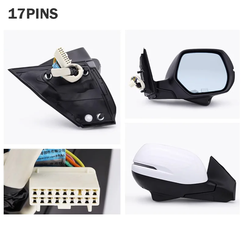 Driver Side Left Mirror For 2017-2022 Honda CR-V - Power Adjust, Manual Fold (Kool Vue)