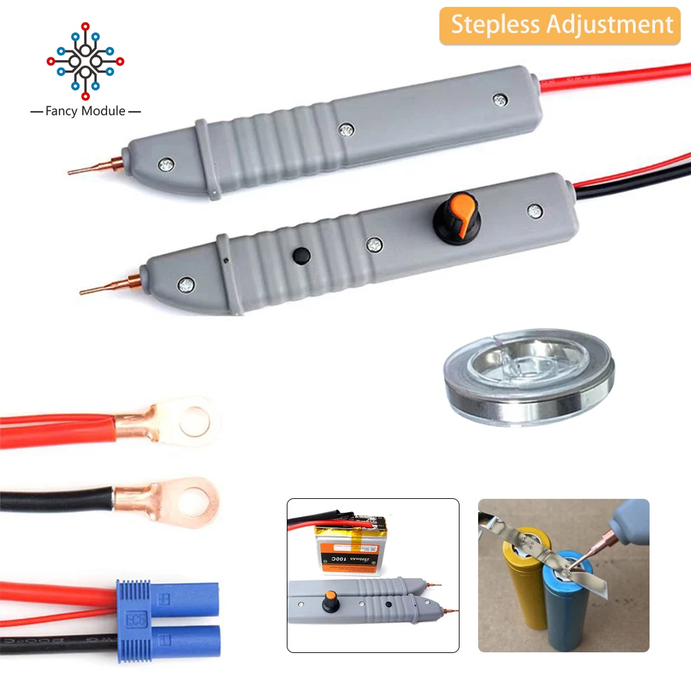 

99Gears Spot Welder 12V Stepless Adjustment Integrated Type Spot Welding Pen Automatic Trigger Weld Machine for Car Power Supply