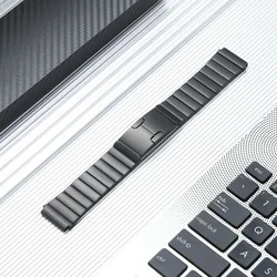 Luxury Stainless Steel Watchband - Premium 22mm Metal Bracelet Link Strap - KOSPET TANK M3 Ultra (Black)