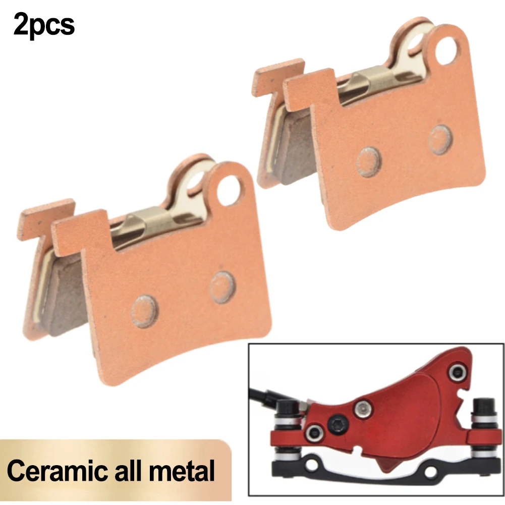 

2 Pairs Bicycle Disc Brake Pads For Ebike Calipers Full Metal Brake Pads Replacement Electric Bicycle Accessories