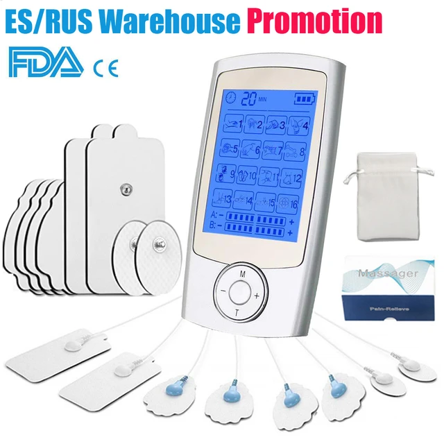 Tens Unit Muscle Stimulator Pain Relief Therapy Pulse Massager Electronic  Rechargeable with 16 Modes 20 Intensity Levels - AliExpress