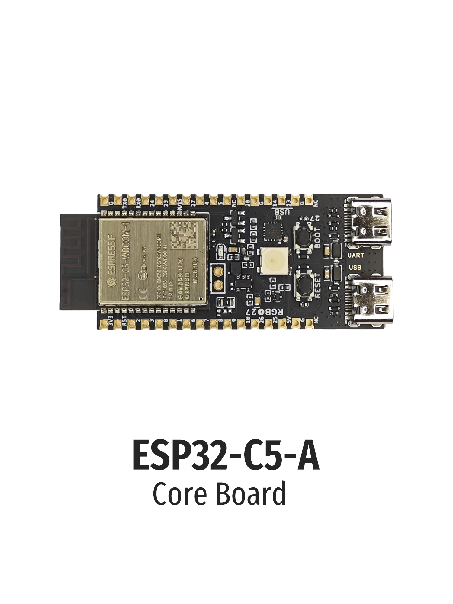 ตัวเลือกสินค้า บอร์ดพัฒนา Wi-Fi 6 ESP32-C5-A รองรับ 2.4/5GHz