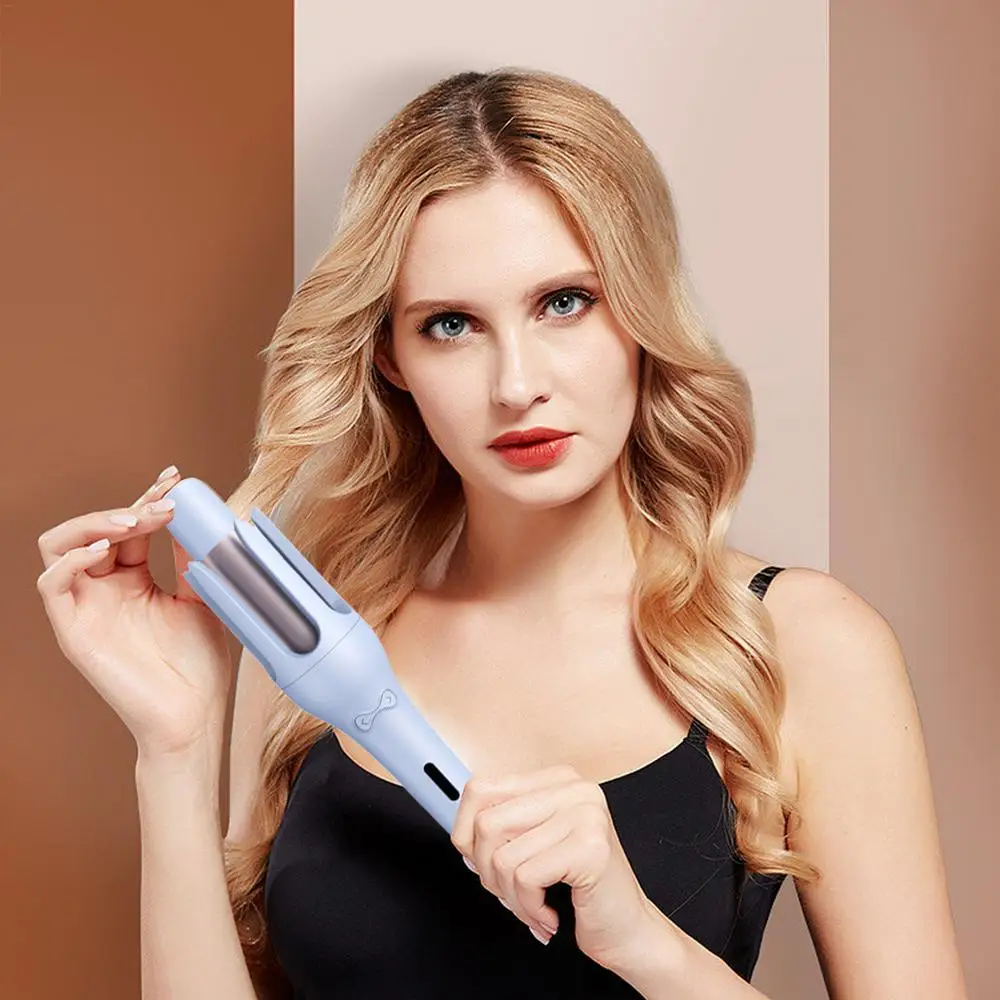 Description Picture 3 of itemAutomatic Hair Crimper Curling Iron Spinner Auto Hair Curlers 4 Temperatures Instant Heating Hair Styling Tools For Long-Lasting