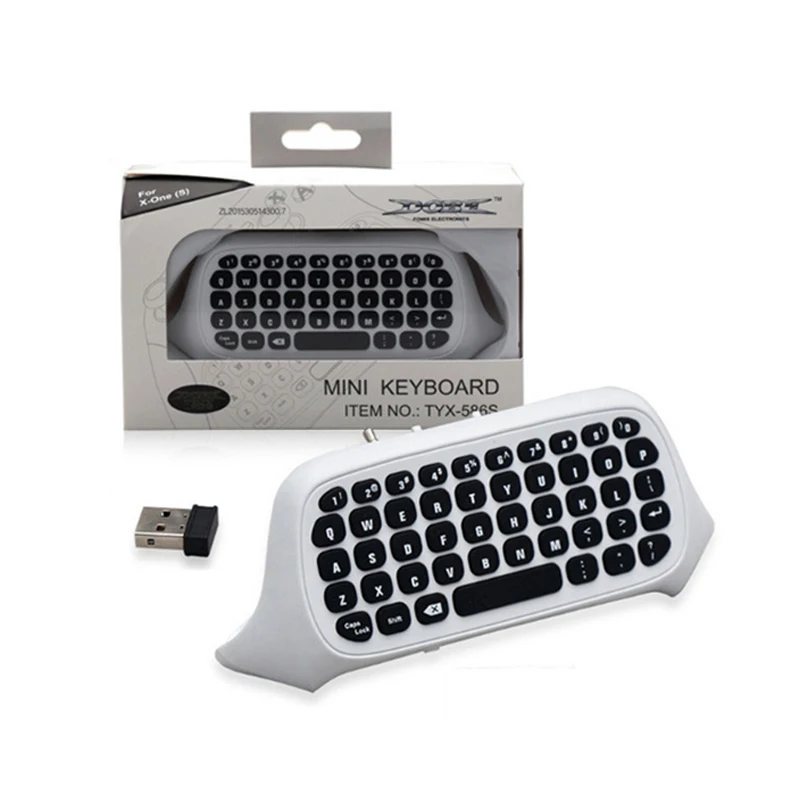 

Wireless Keyboard ChatPad for Xbox One QuickType Keyboard with USB Receiver for XboxSeries S/X Game Controller Gamepad