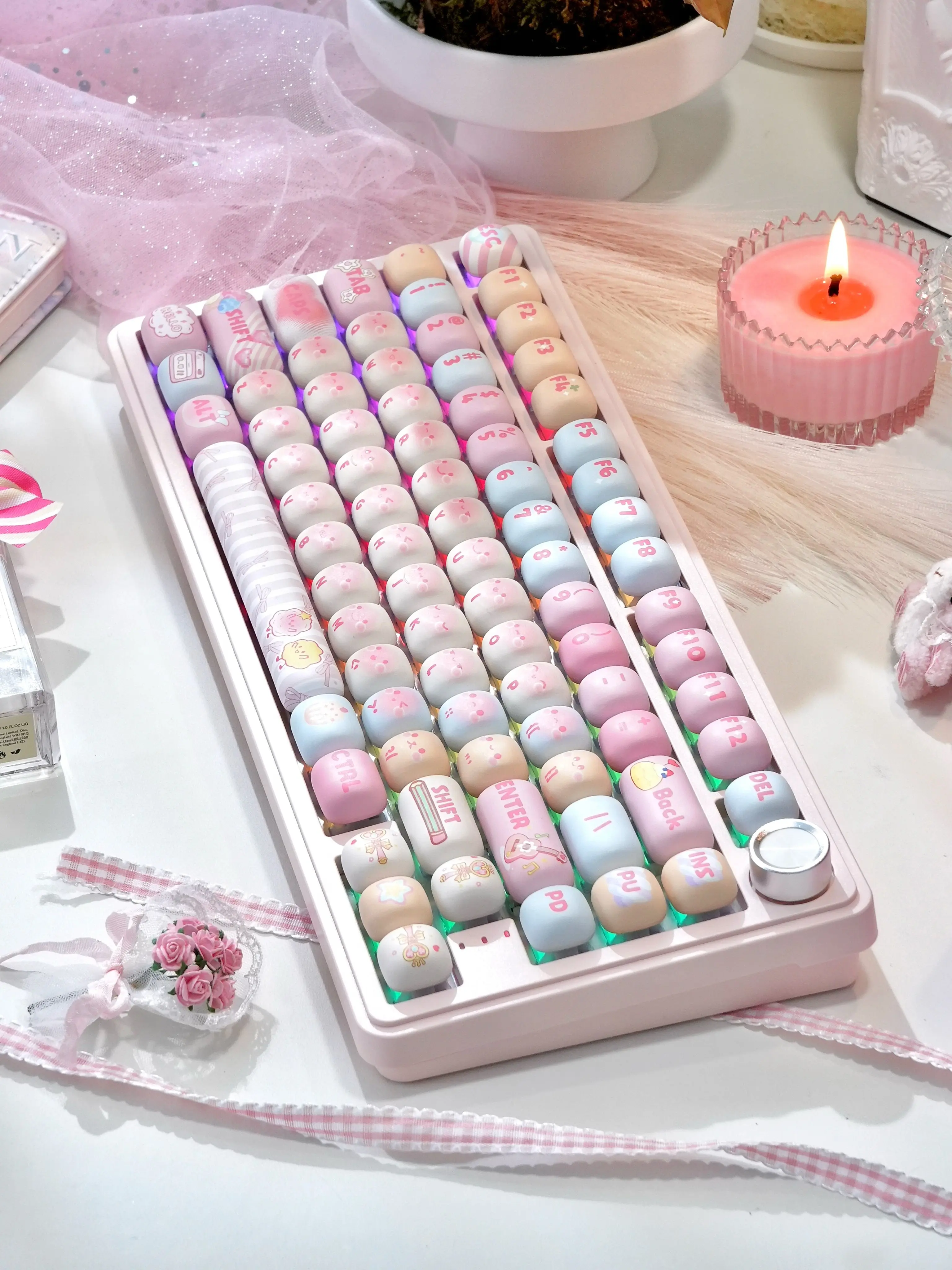 MOG profile rounded keyboard keycaps premium typing set