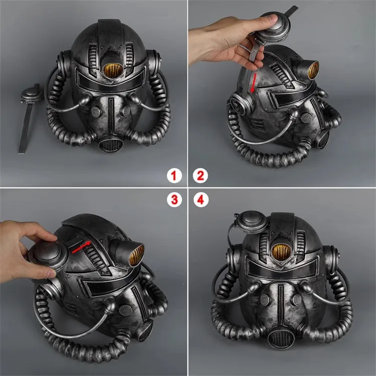 ゲームのパワーアーマーコスプレヘルメット,ハロウィーンの