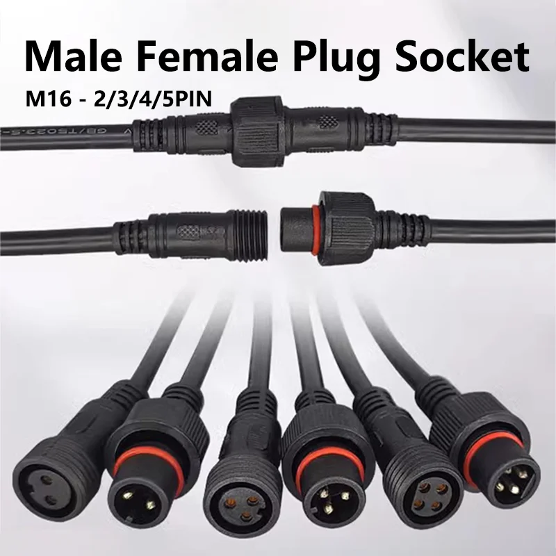 IP65 Waterproof Connector 2 Pin Power Cable Male Female 1 In 2 3 4 5 Out Y Connector For Led Strip Light Cable - Foto 6