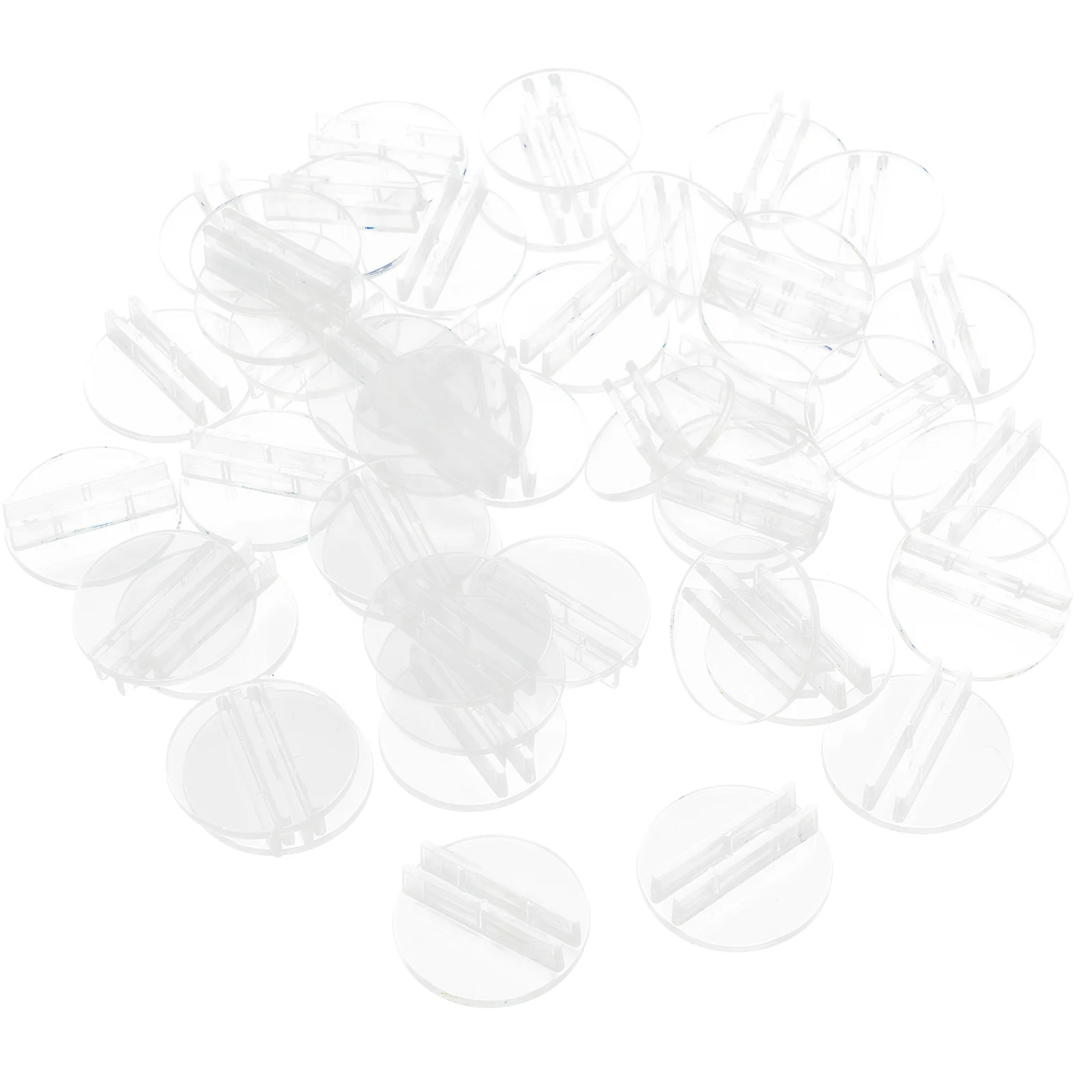 

100 Pcs Business Cards Place Stand Standing Sign Deck Multiple Holder Display Practical Desk