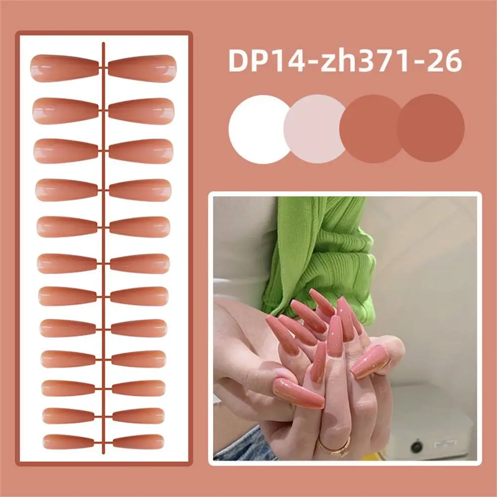 thumbnail image 5 of 24 piezas de pegatinas de gelatina trapezoidales brillantes de ballet largas de color sólido, fáciles de terminar, reutilizables, para quitar y usar en uñas Y1X2, 5 of 6