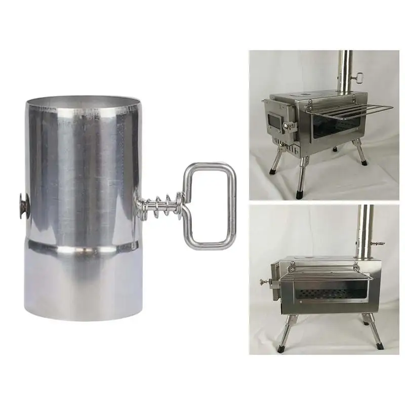 StainlessSteelFlueExtensionTubeOutdoorCampingStovePipe