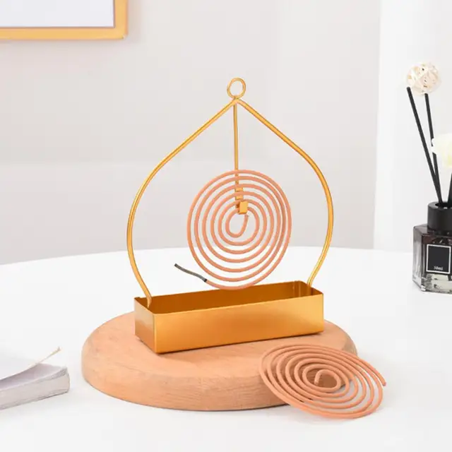 Hasznos Északi Szúnyogtekercs -Tartó, Hamu Tartály Alapja A Nyári Vasművészeti Szúnyog Keret Rovarriasztó Füstölő Állványhoz - Image 5