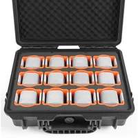 2/8/12 Grids Watch Organizer Box Jewelry Display Storage Case Anti-drop Waterproof Dustproof Watch Suitcase Flannel Watch Pillow 2