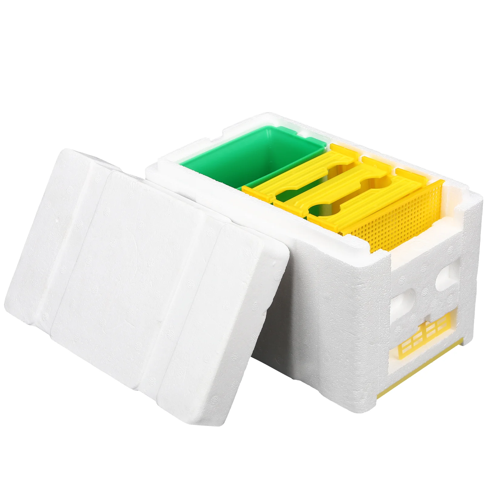 

Plastic Beekeeping Hive Beekeeper Beehive Feeding Kit Hives Boxes Tool Suite Honeybees