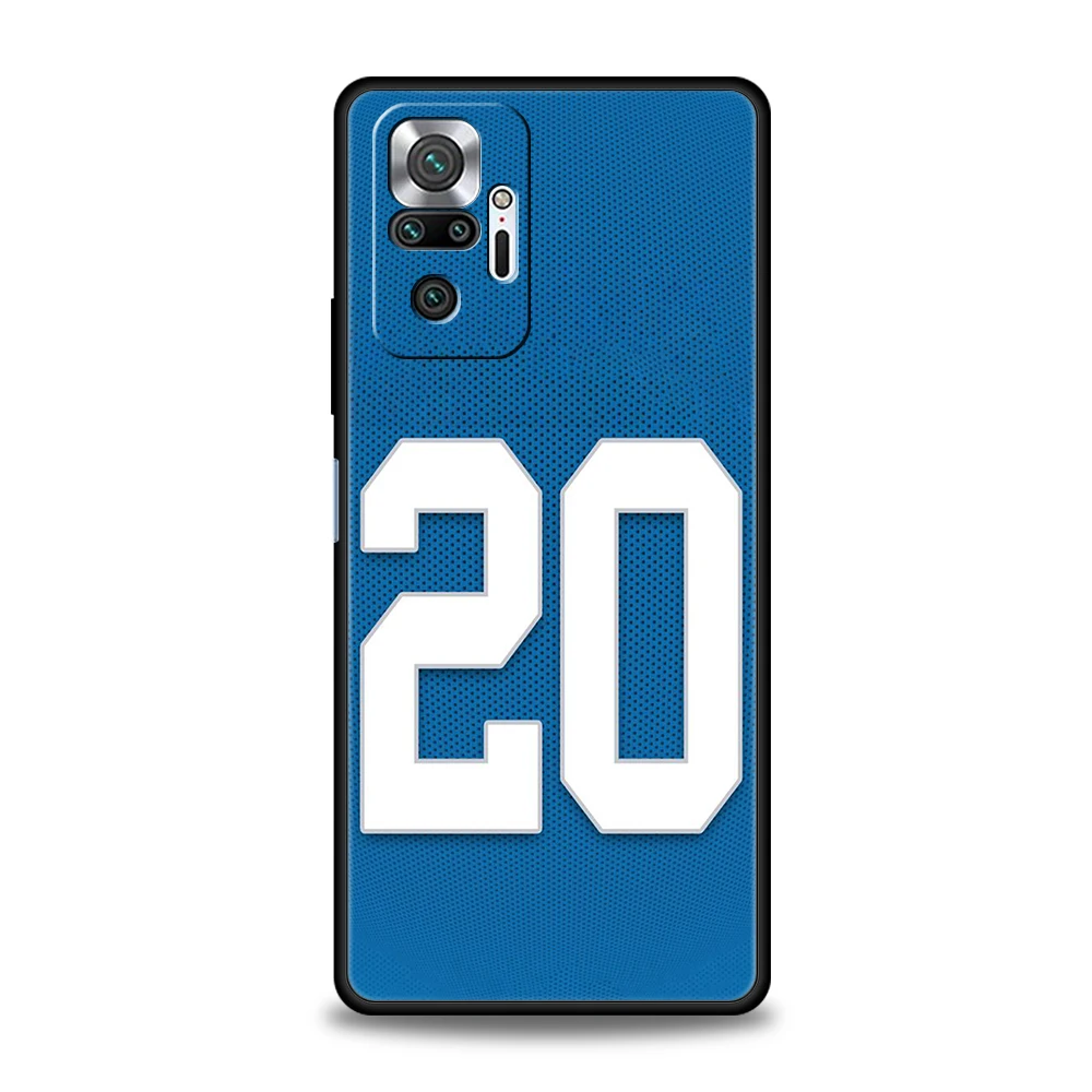 Fußballspieler Nationalmannschaft Trikot Handy hülle Abdeckung für Redmi Note 12 11 10 Pro plus 8 8t 9 k50 k40 Gaming 9a 9c 9t Pro Shell – Detail 6