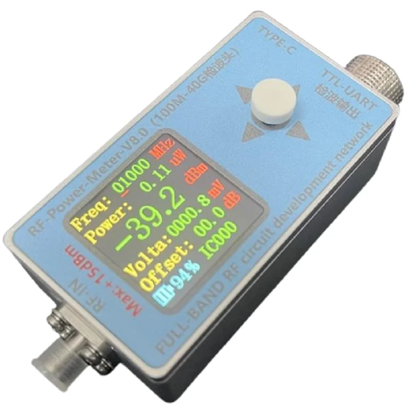 100M-40Ghz V8 TYPE-C USB RF Power Meter TTL DATA Communication Digital Display Power Detector FOR Ham Radio Amplifier 3
