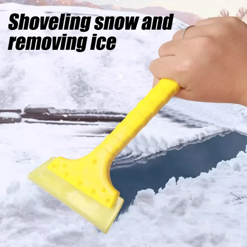 Oxford Car Ice Scrapers Winter Car Windshield Snow Brush Soft Non-slip Handle Ice Scraper Snow Shovel Removal Accessories