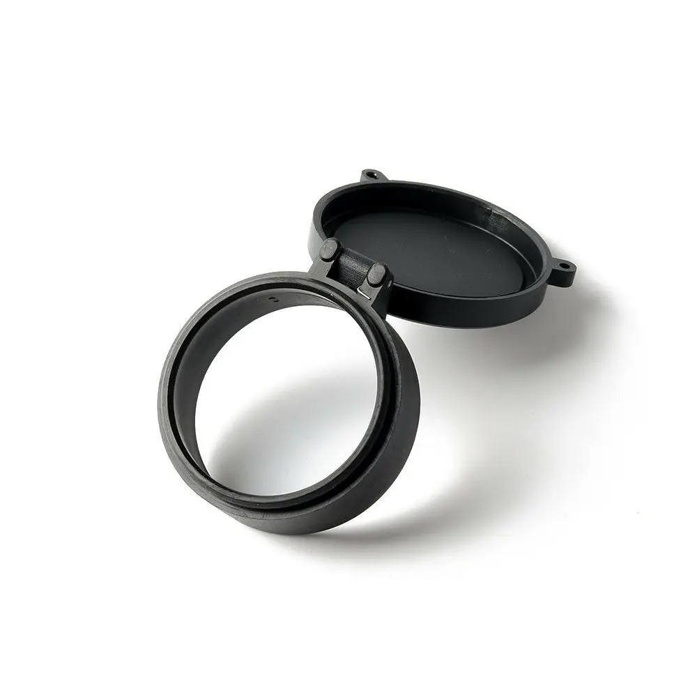 Rifle Scope Lens Cover Rifle Scope Protector Rifle Scope Lens Cover Spring Quick Flip Up Lens Cap Dust Caps for Different Hunting Caliber Riflescope Protection Cap