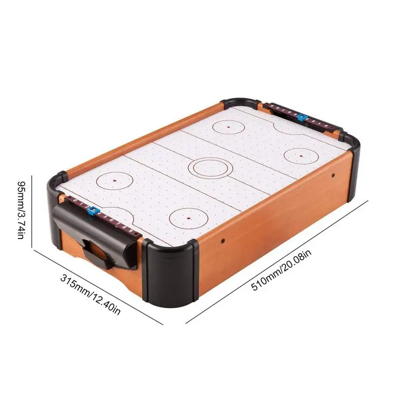 Air Hockey Game Tabletop Hockey Game Pucket Board Portable Tabletop Air Arcade Table Battle Winner Slingshot