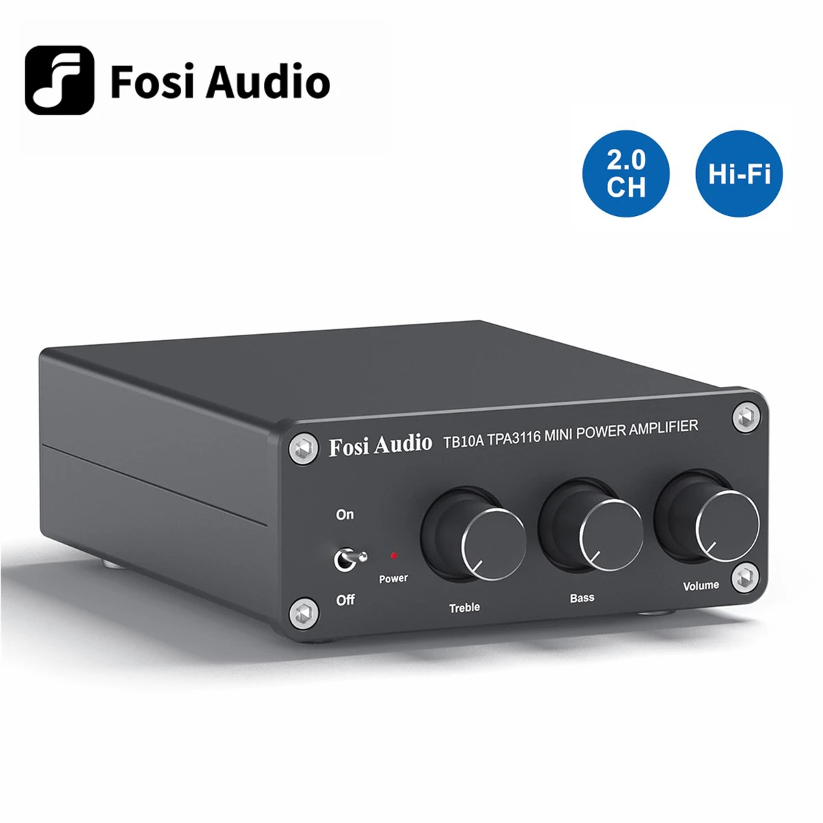 Raar reinigen toxiciteit Fosi Audio TB10A TPA3116D2 Stereo Versterker Ontvanger 2 Kanaals Mini Hifi  Versterker Audio Voor Thuis Luidsprekers Bass Treble|Versterker| -  AliExpress