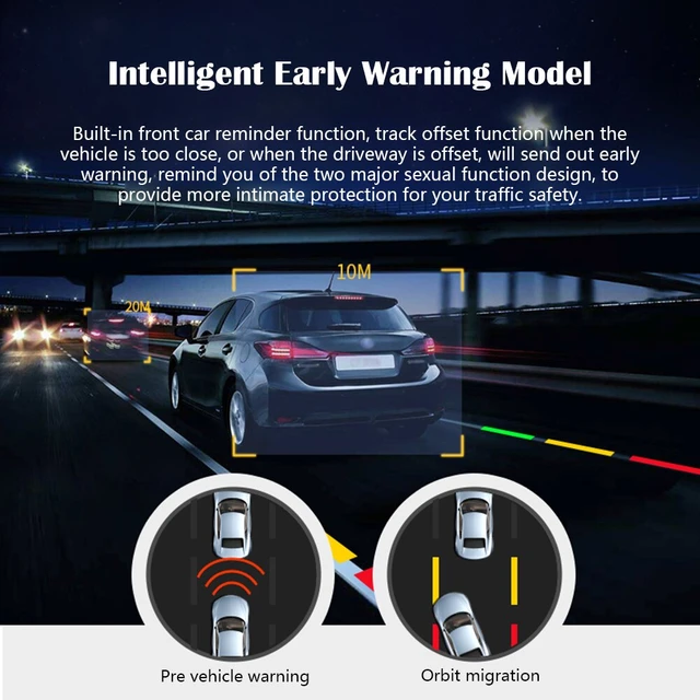 Car DVR ADAS Dashcam HDP Dash Camera USB Loop Record G Sensor Car Recorder For Android Dash Camera Registrator Dvrs