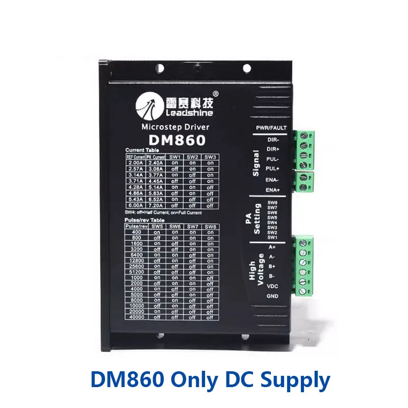 Nema34 스테퍼 모터 드라이버 Leashine DM860H MA860C DM860 조각 기계용 2상 스테퍼 모터 드라이브