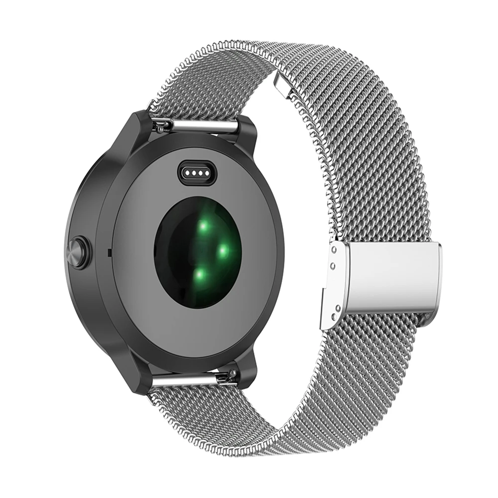 Elegant Milanese Stainless Steel Watch Band, Adjustable 18-22mm Strap